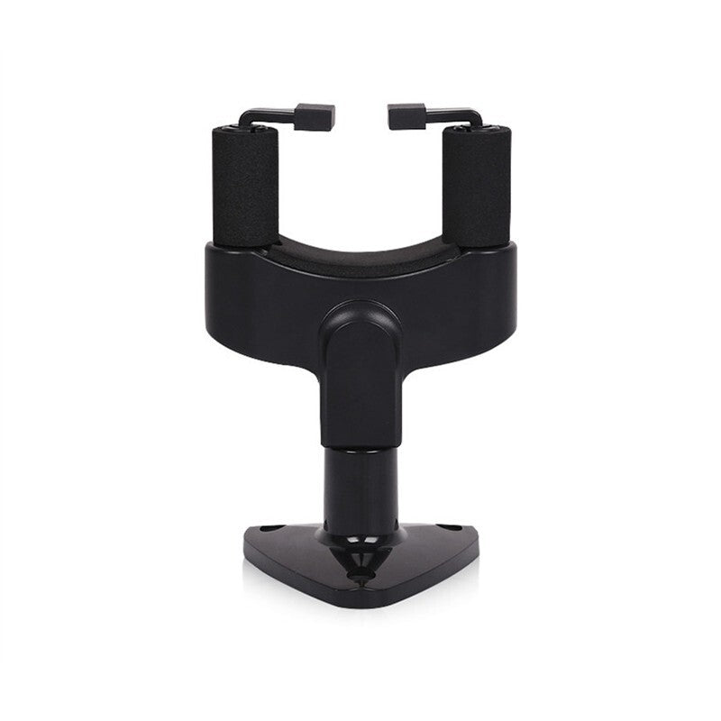 Guitar Wall Mount Hanger – Space-Saving Resin Plastic Holder, Black