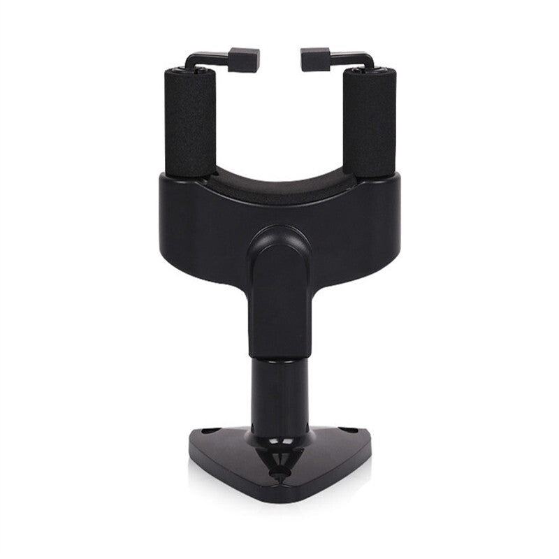 Guitar Wall Mount Hanger – Space-Saving Resin Plastic Holder, Black