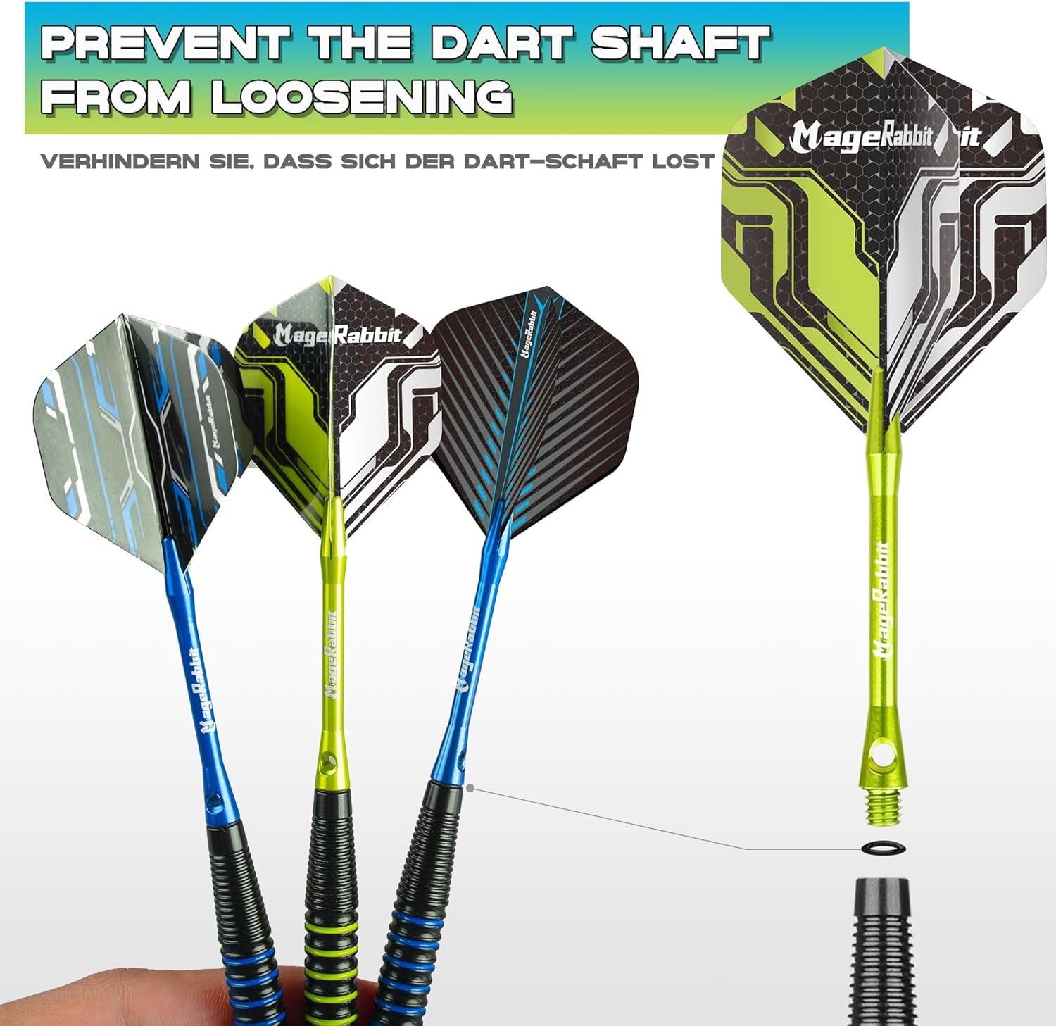 Pro Steel Tip Darts Set – 6 Darts, 24 Flights, 8 Shafts + Case