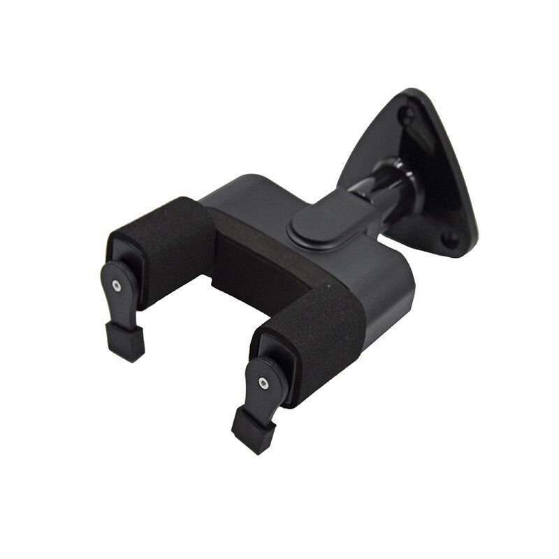 Guitar Wall Mount Hanger – Space-Saving Resin Plastic Holder, Black