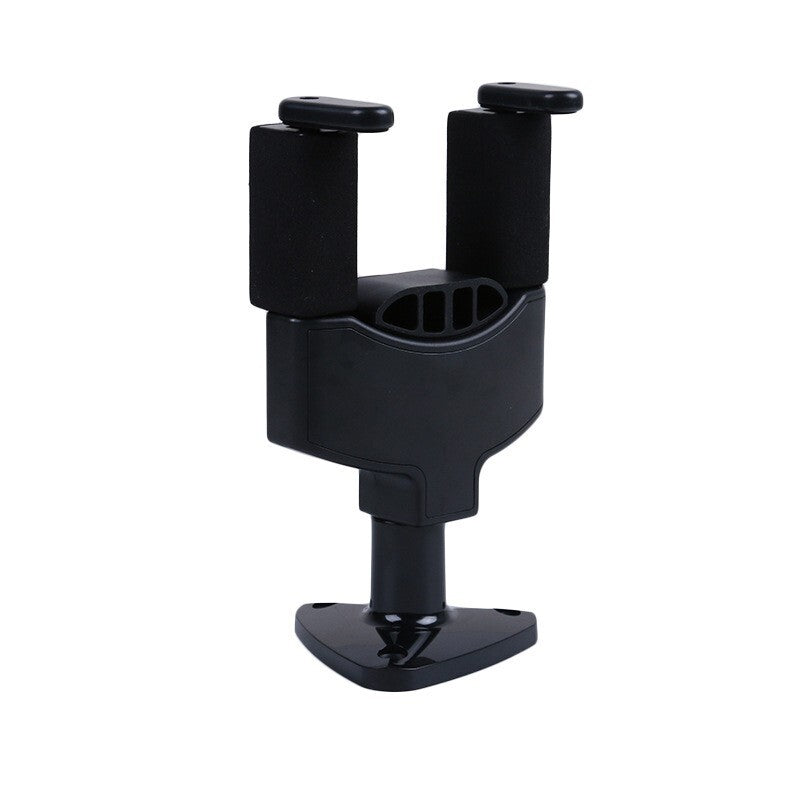 Guitar Wall Mount Hanger – Space-Saving Resin Plastic Holder, Black