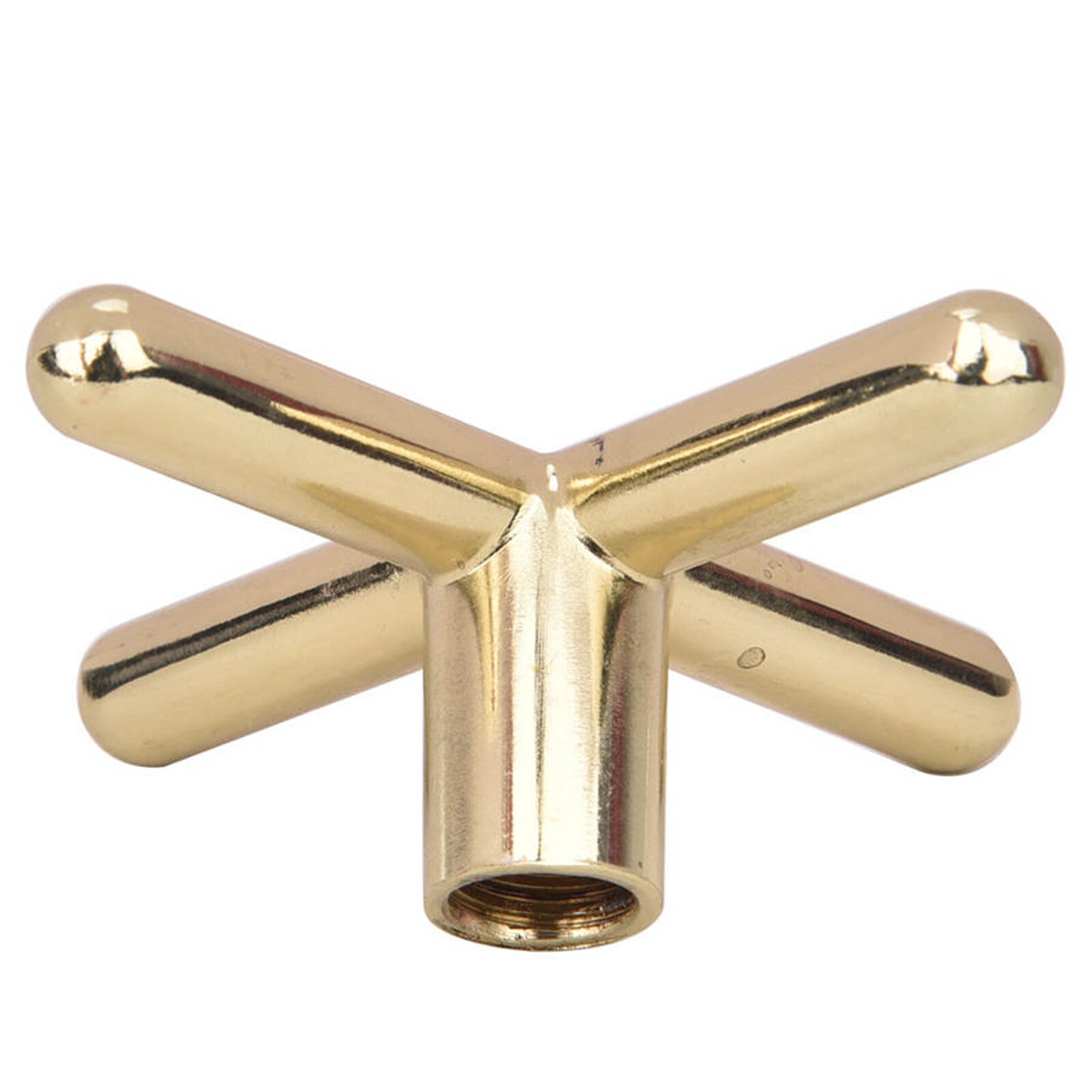 2x Pool Cue Rest Set – Cross & Spider Brass Bridge Heads