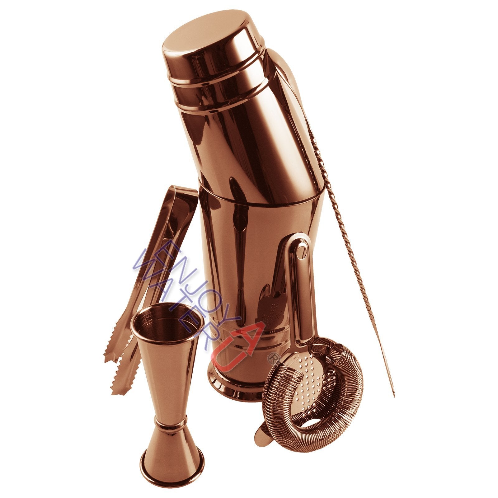 Boston Cocktail Shaker Set – 5pc 304 Stainless Steel Bar Kit