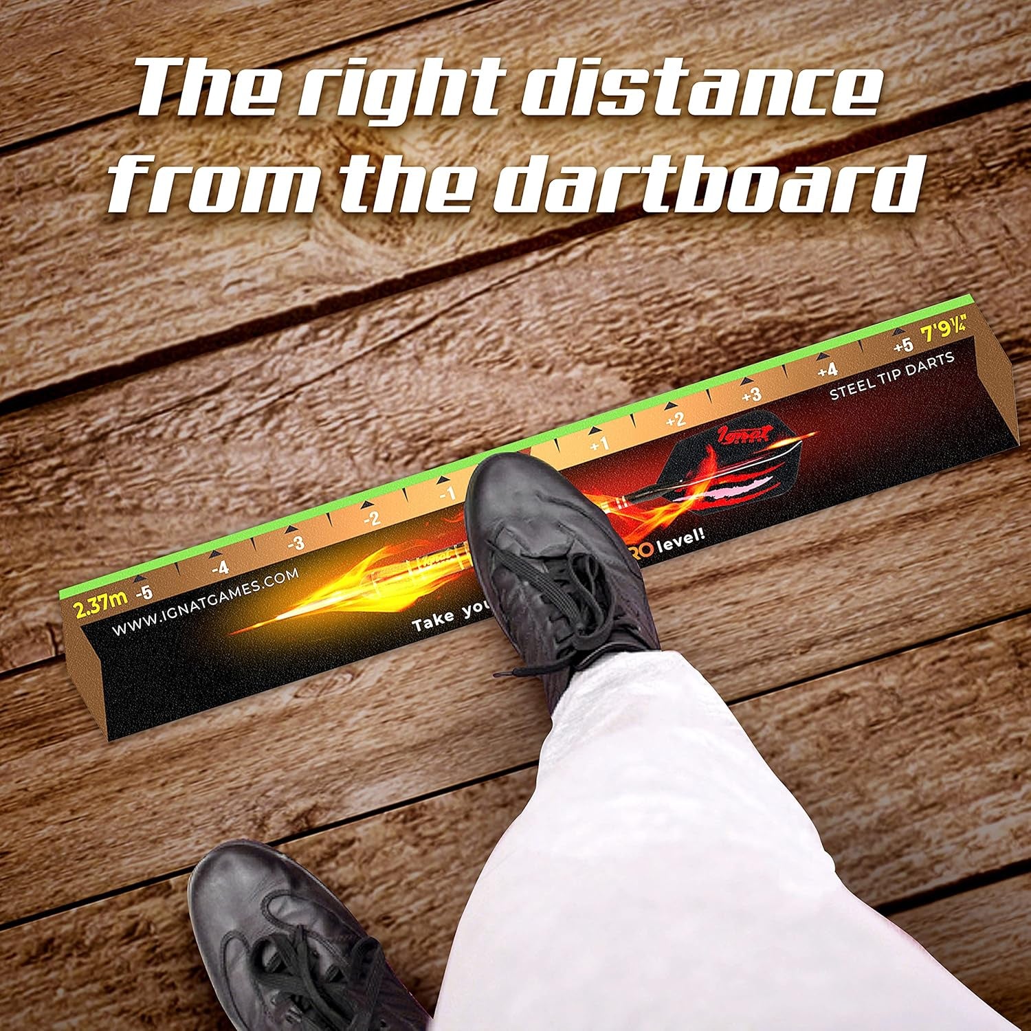 Dart Throw Line Sticker – Universal Toe Line Floor Marker