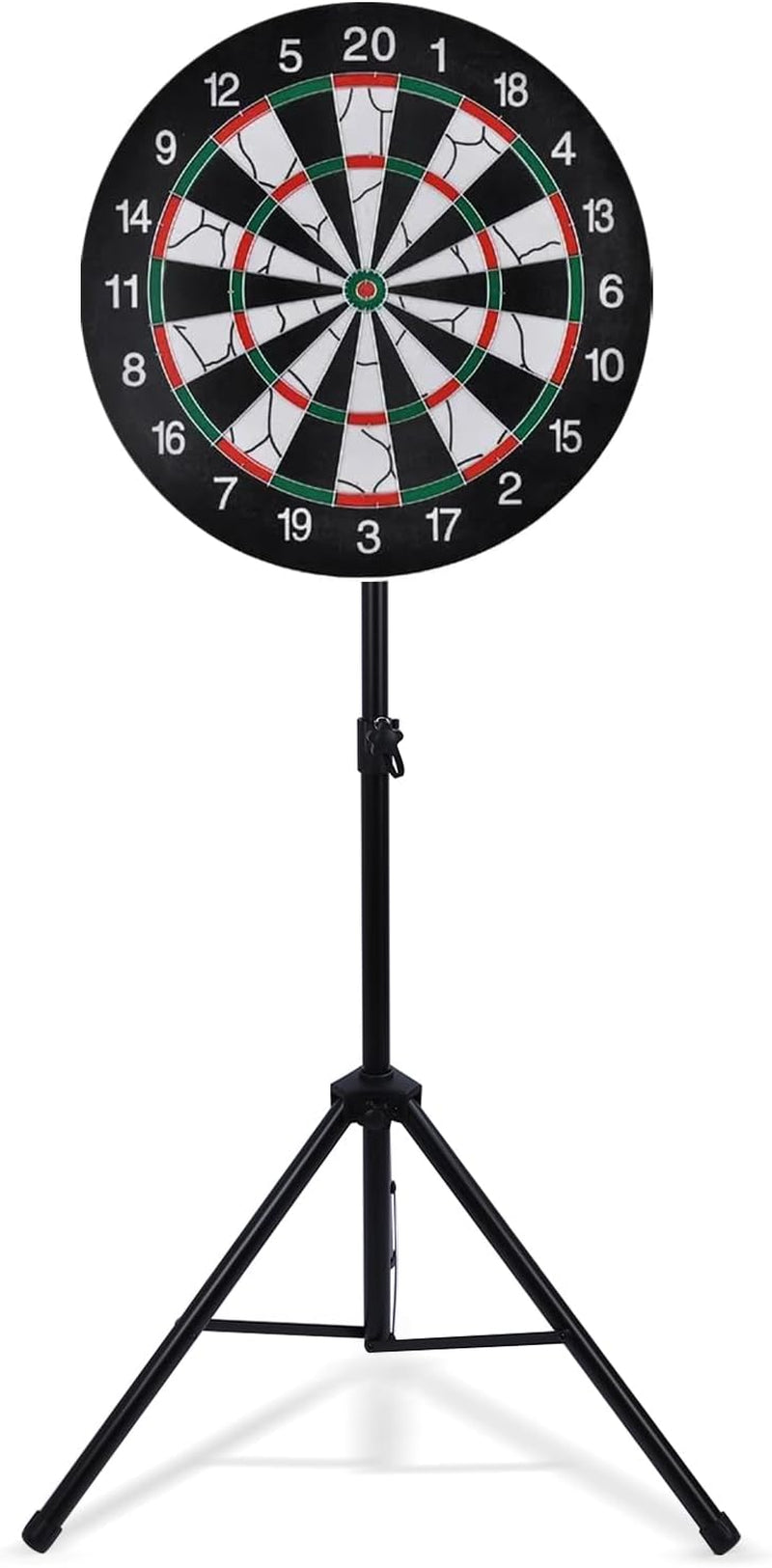 Adjustable Stainless Steel Dartboard Stand – Portable Tripod, 122-200cm