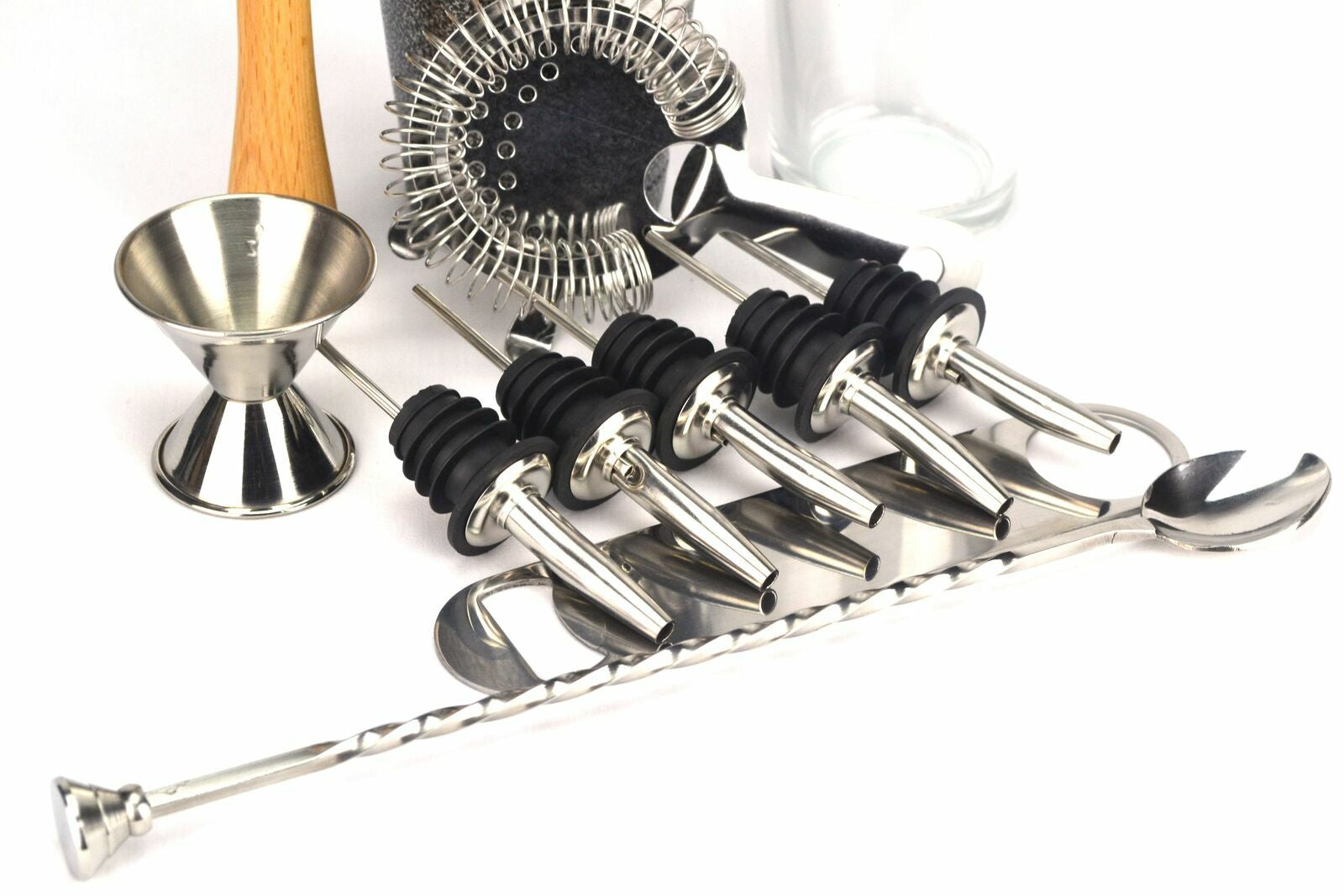 Boston Cocktail Shaker Bar Set – 7pc Professional Mixology Kit