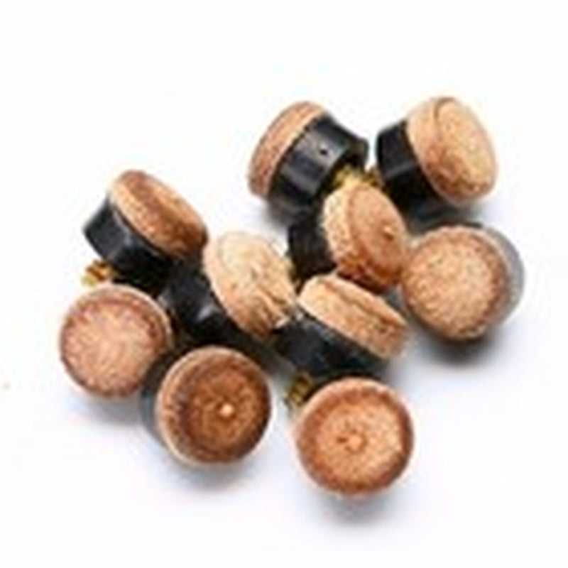 10pcs Billiard Cue Tips & Ferrules Set – Screw-On Soft Tips