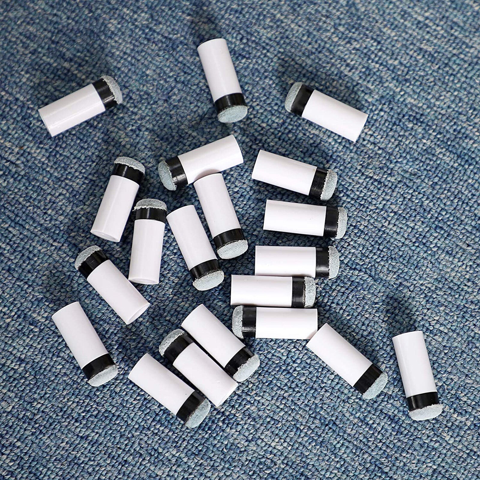 10pcs Billiard Cue Tips & Ferrules Set – Screw-On Soft Tips