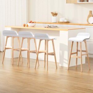 Artiss Sliva Wooden Bar Stools Set of 4