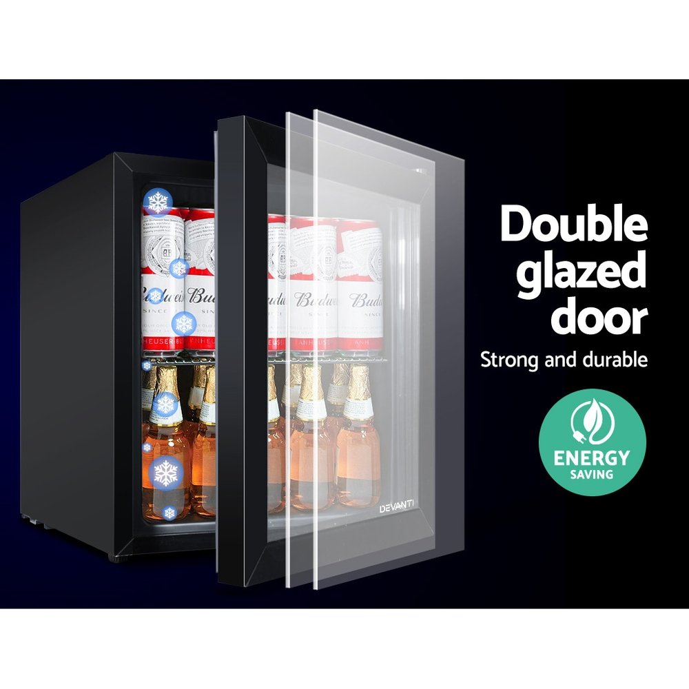 46L Compact Glass Door Bar Fridge - Image 5