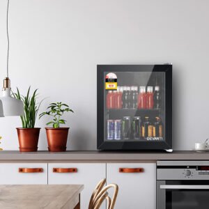 46L Compact Glass Door Bar Fridge