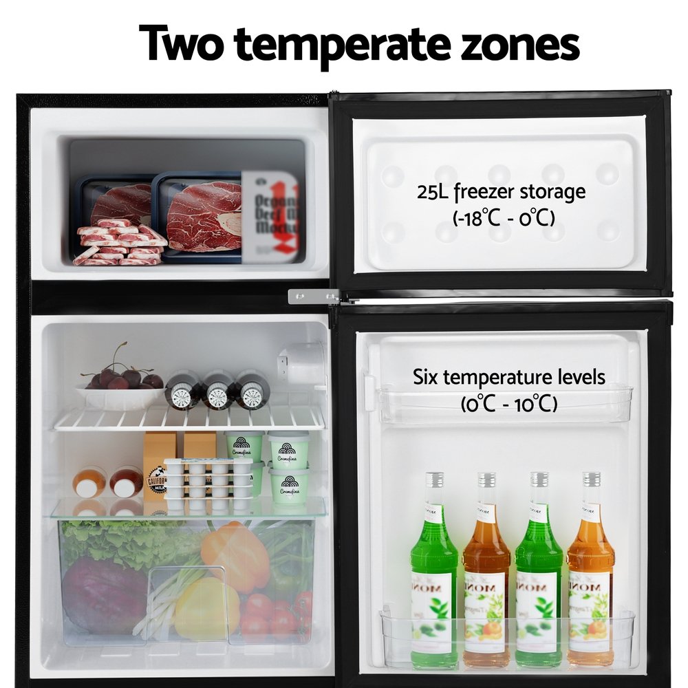Devanti 85L Bar Fridge Mini Freezer - Image 4