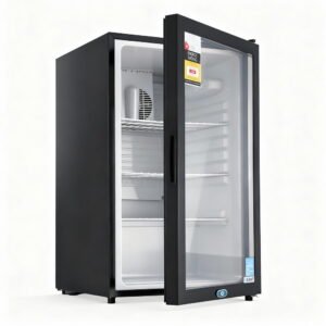 105L Compact Glass Door Mini Bar Fridge