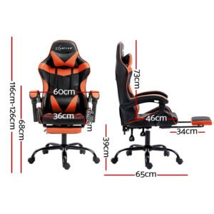 Alternative view of Artiss Comfy Gaming Office Chair with Footrest