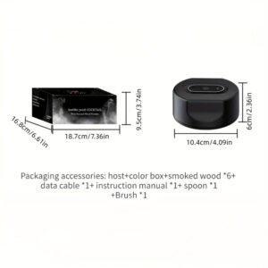 Automatic Electric Whiskey Smoker Set - USB Rechargeable - Image 4