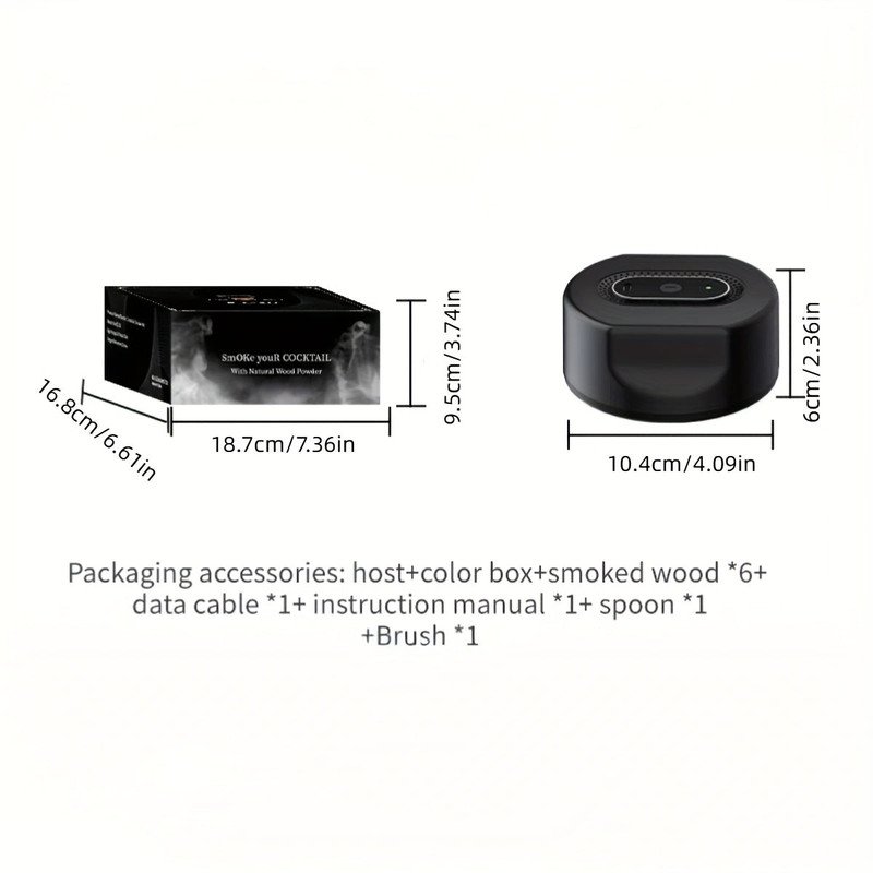 Automatic Electric Whiskey Smoker Set - USB Rechargeable - Image 4