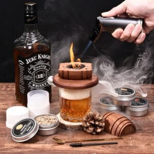 Complete Cocktail Smoker Kit with Accessories & Glasses - Image 4