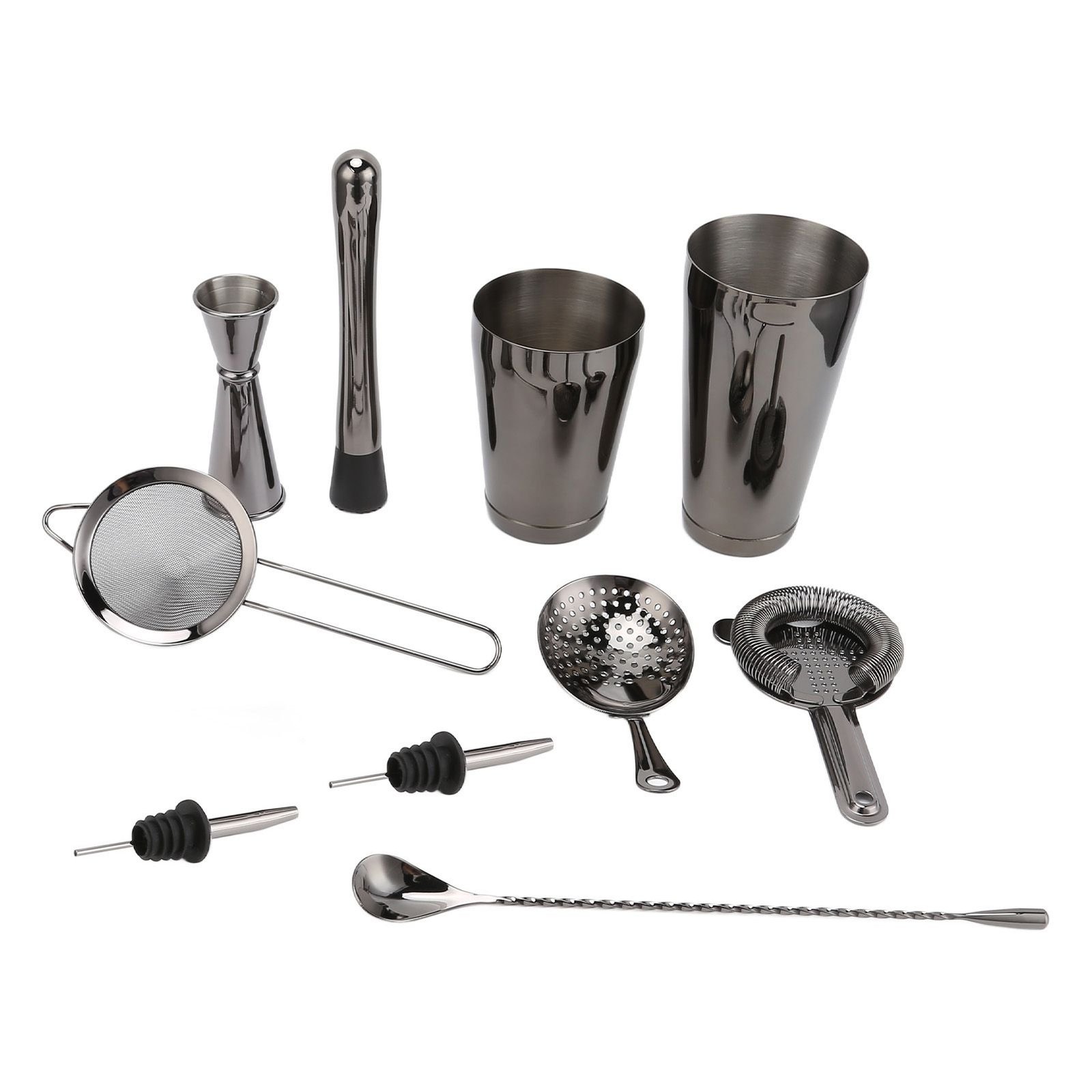 11-Piece Cocktail Shaker Bartender Kit - Stainless Steel - Image 5