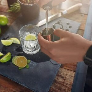 12-Piece Cocktail Shaker Set with Bamboo Frame - Image 6