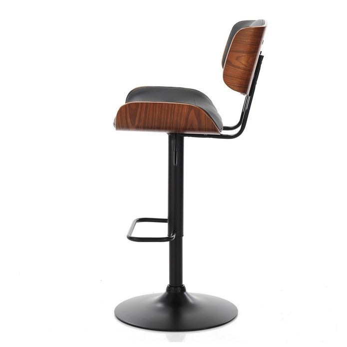 Serenità Black Modern Swivel Bar Stools Set of 2 - Image 5