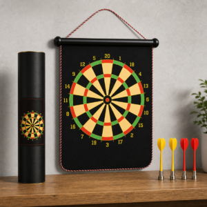 Alternative view of 12 Inch Magnetic Dart Board Set with 4 Darts
