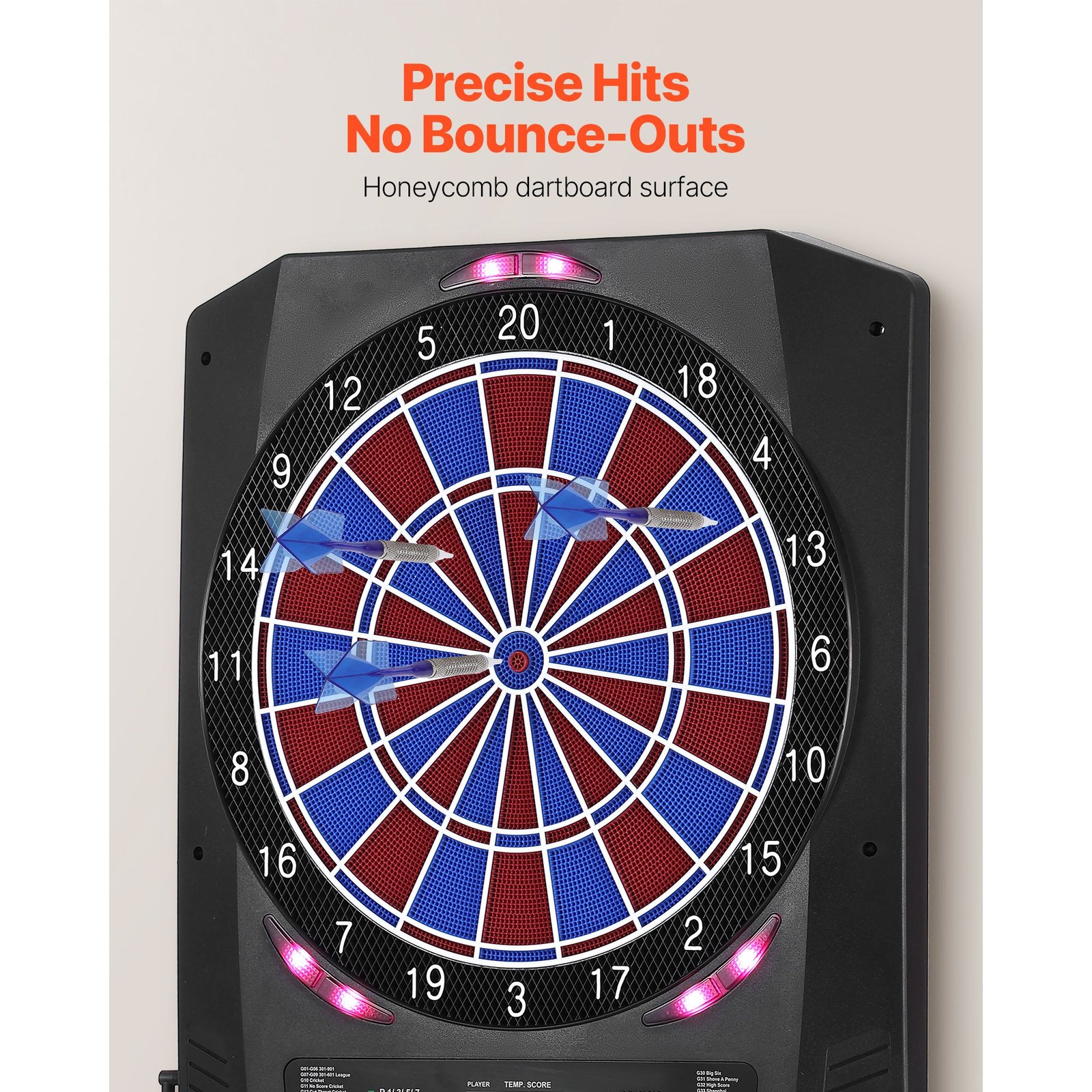 Electronic Dart Board with 45 Games & 8 Player Support - Image 3