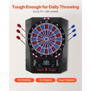 Electronic Dart Board with 45 Games & 8 Player Support - Image 5