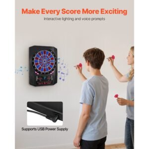 Electronic Dart Board with 45 Games & 8 Player Support - Image 6